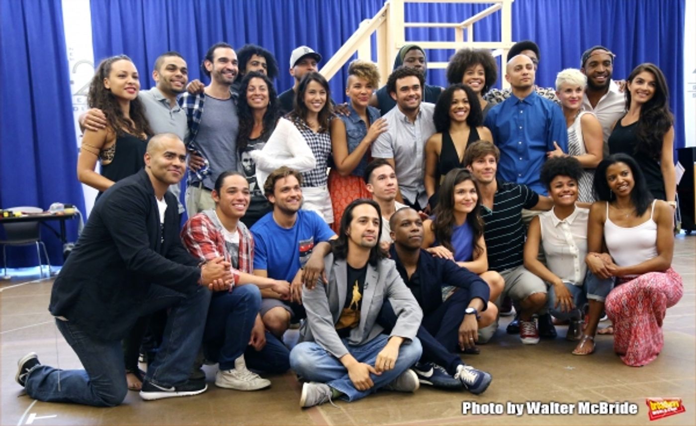 Photo Coverage: History is Happening in Manhattan-Rehearsals Begin for HAMILTON on Broadway!  Image