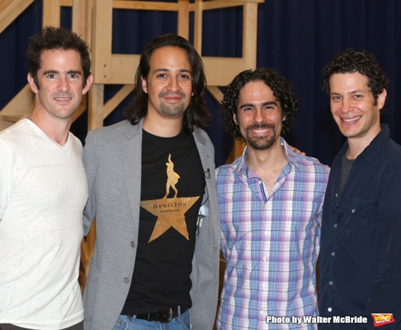 Photo Coverage: History is Happening in Manhattan-Rehearsals Begin for HAMILTON on Broadway!  Image