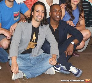 Lin-Manuel Miranda and Leslie Odom Jr. @ BroadwayWorld Lin-Manuel Miranda and Leslie Odom Jr. Photo