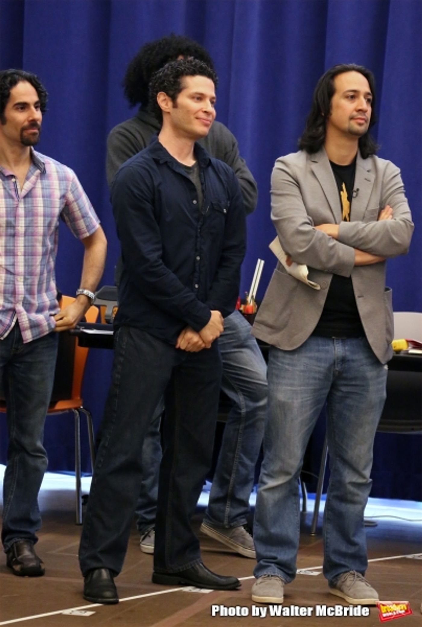 Photo Coverage: History is Happening in Manhattan-Rehearsals Begin for HAMILTON on Broadway!  Image