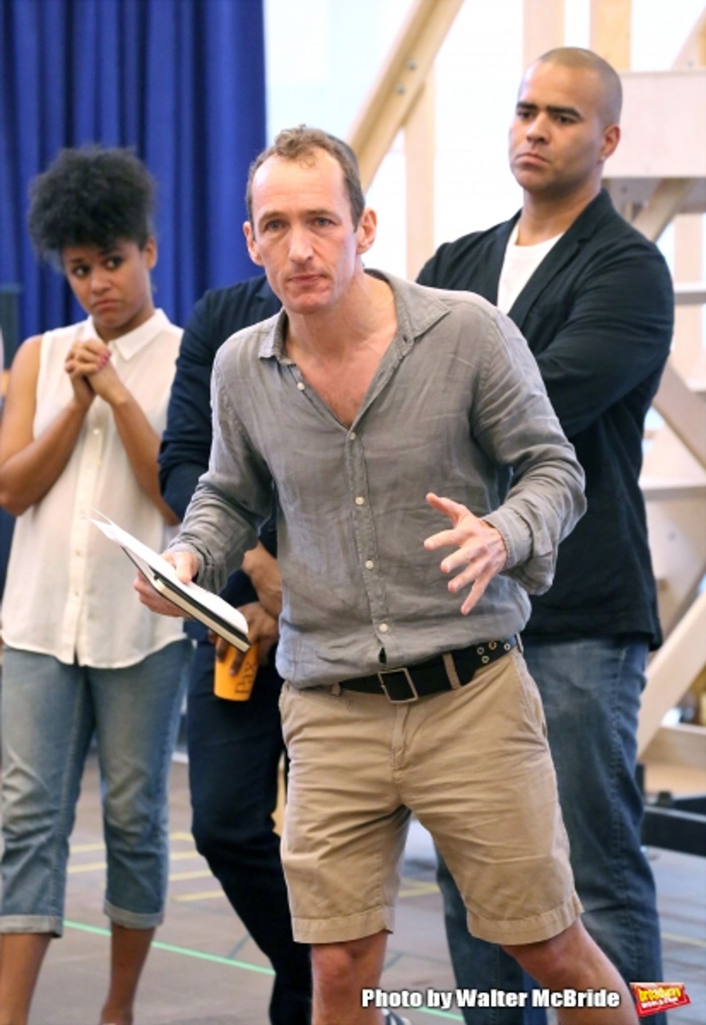 Photo Coverage: History is Happening in Manhattan-Rehearsals Begin for HAMILTON on Broadway!  Image