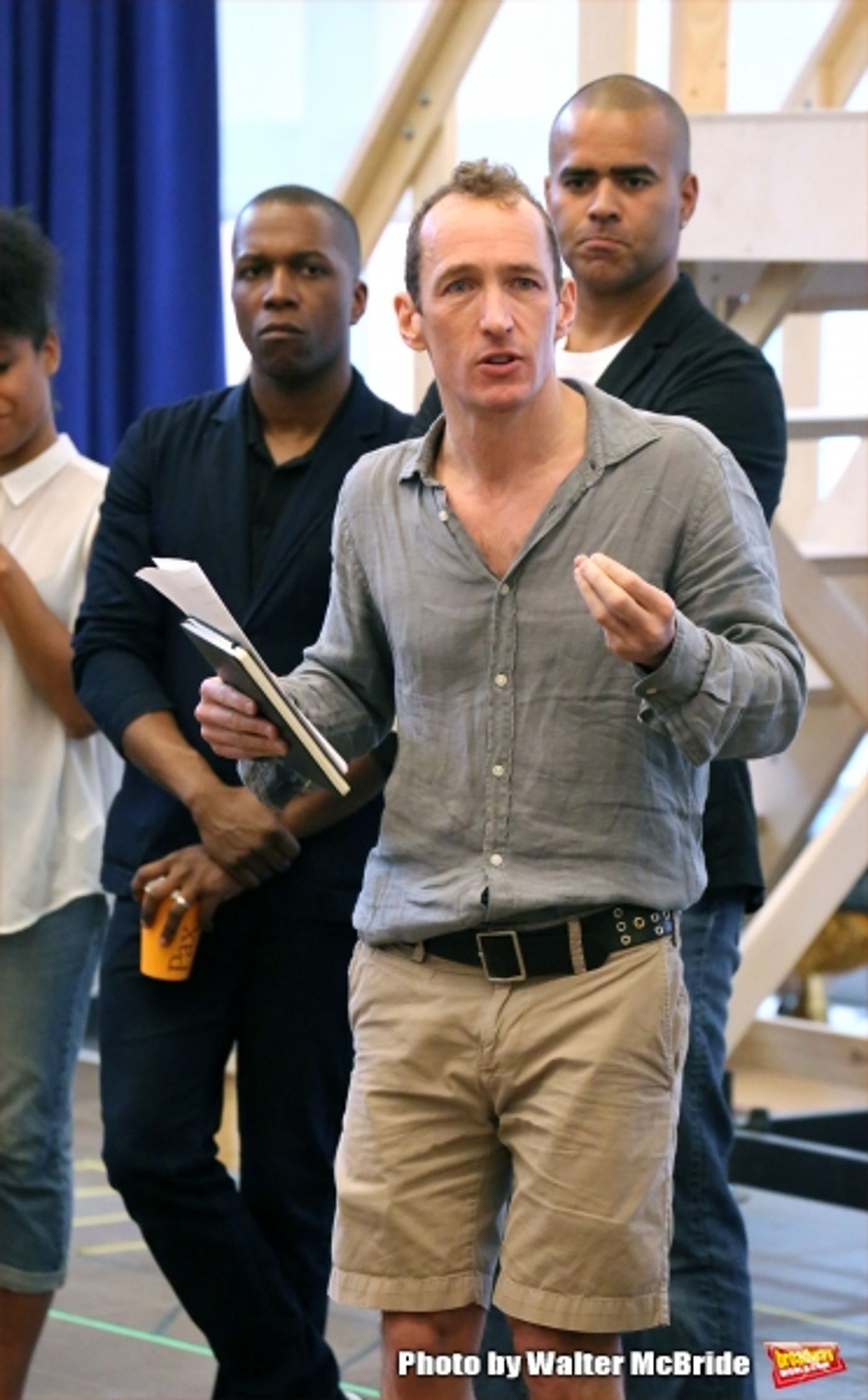 Photo Coverage: History is Happening in Manhattan-Rehearsals Begin for HAMILTON on Broadway!  Image