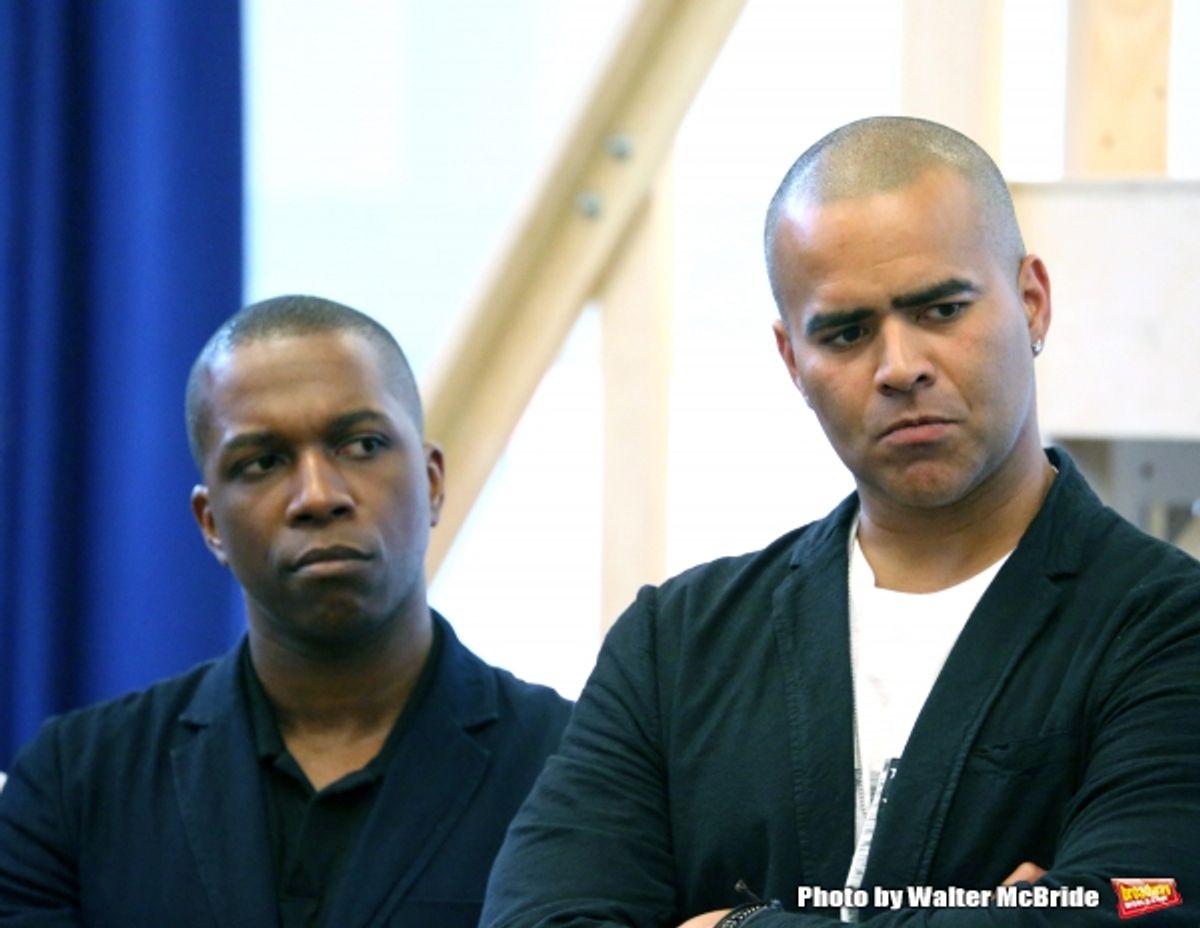 Leslie Odom Jr. and Christopher Jackson at 