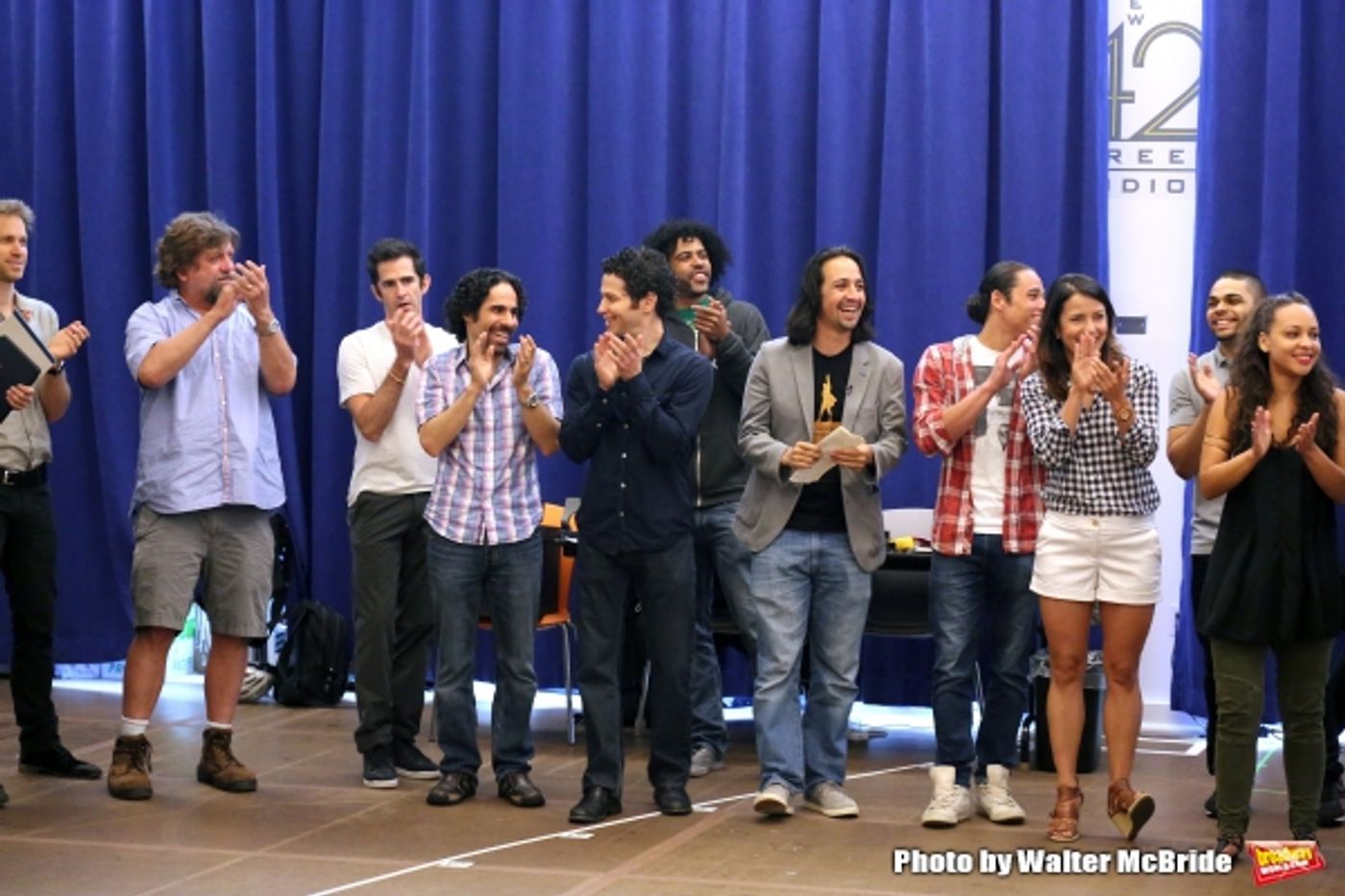 Photo Coverage: History is Happening in Manhattan-Rehearsals Begin for HAMILTON on Broadway!  Image