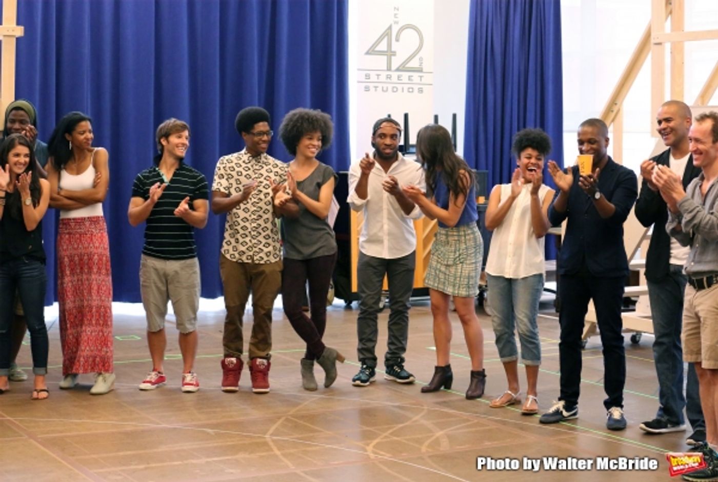 Photo Coverage: History is Happening in Manhattan-Rehearsals Begin for HAMILTON on Broadway!  Image