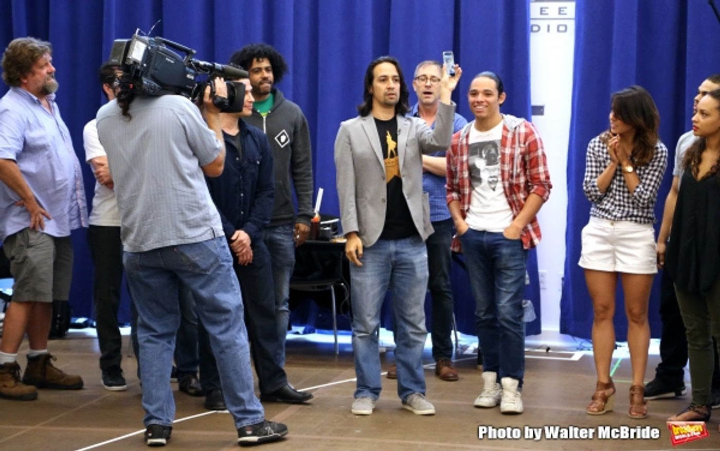 Photo Coverage: History is Happening in Manhattan-Rehearsals Begin for HAMILTON on Broadway!  Image