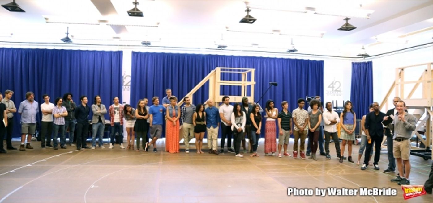 Photo Coverage: History is Happening in Manhattan-Rehearsals Begin for HAMILTON on Broadway!  Image