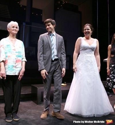 Barbara Barrie, Gideon Glick and Lindsay Mendez Photo