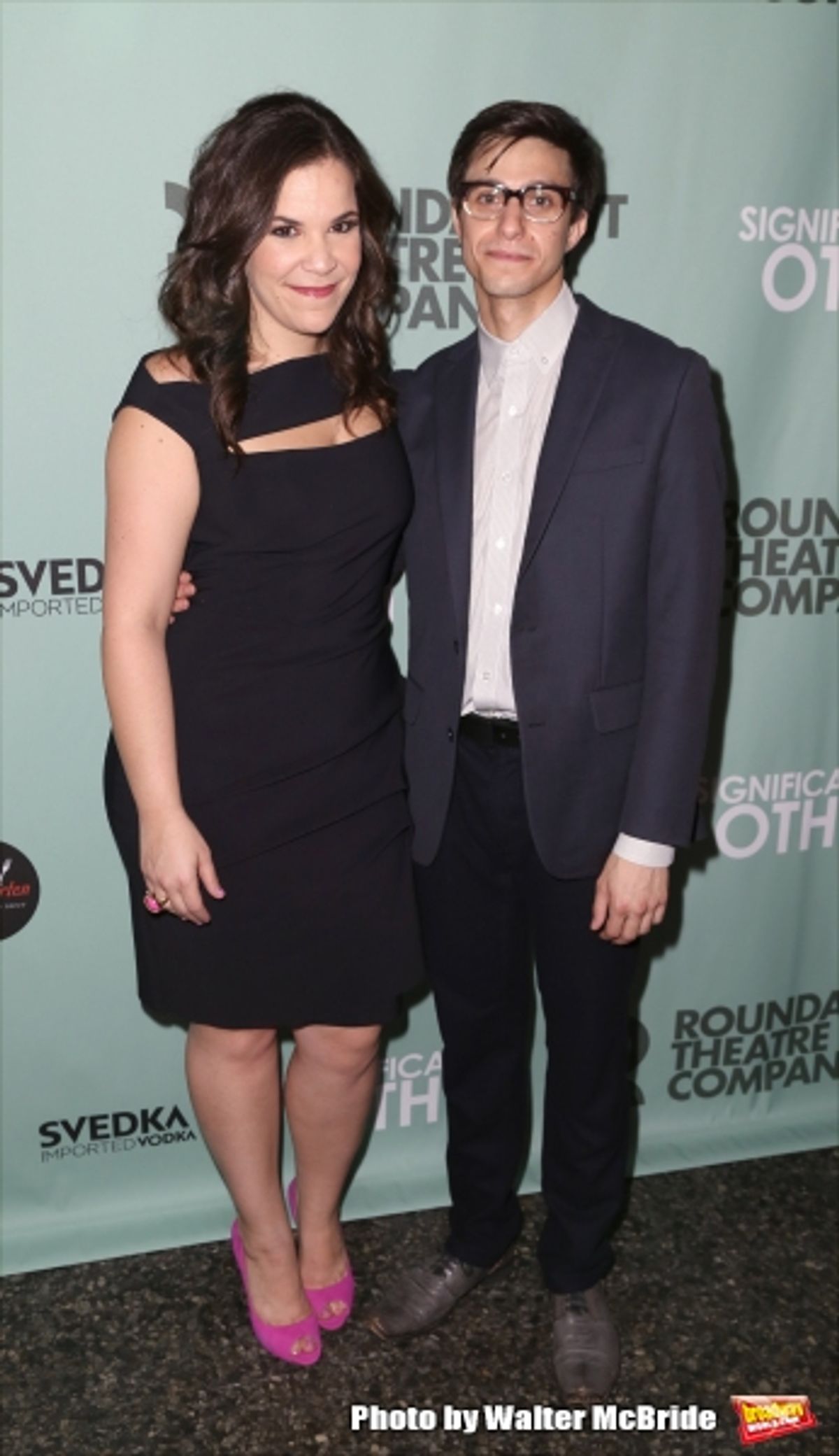Lindsay Mendez and Gideon Glick at 