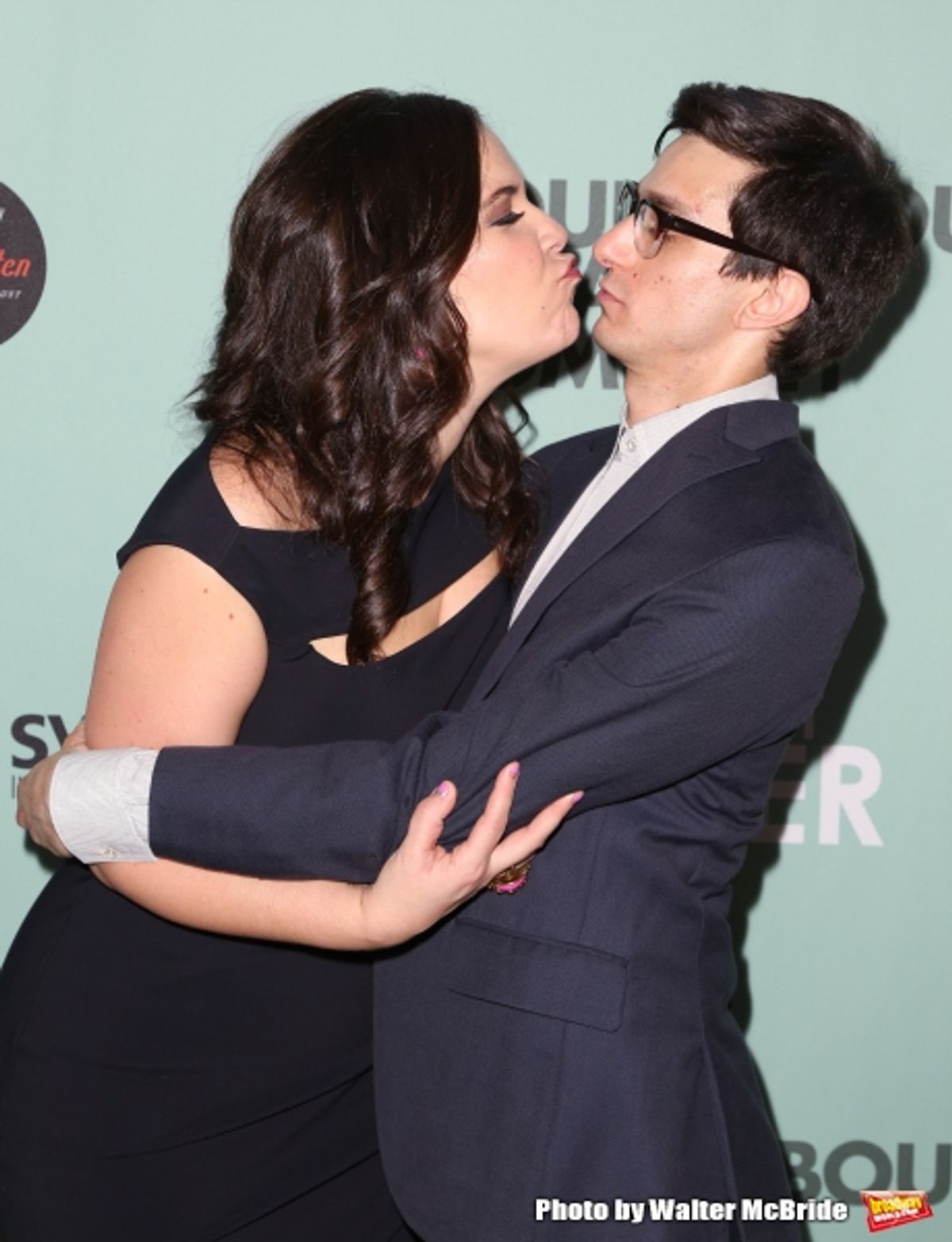 Lindsay Mendez and Gideon Glick at 