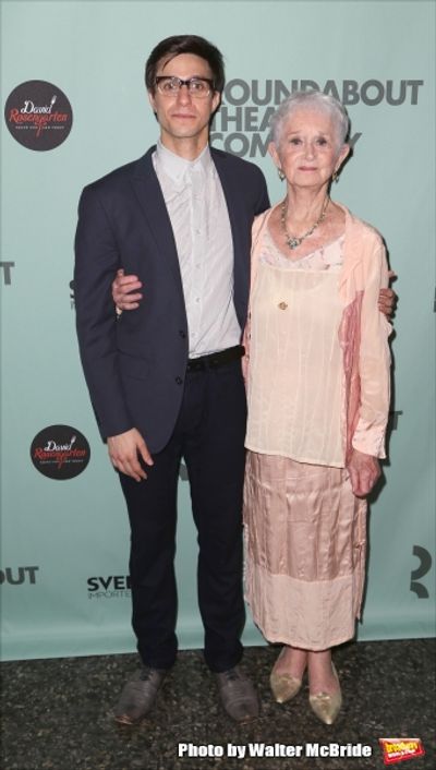 Gideon Glick and Barbara Barrie Photo