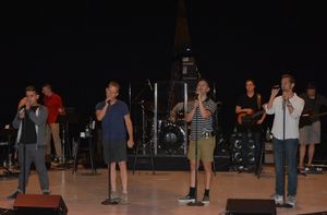 Michael Longoria, Christian Hoff, Daniel Reichard and J. Robert Spencer @ BroadwayWorld Michael Longoria, Christian Hoff, Daniel Reichard and J. Robert Spencer Photo