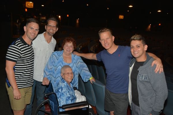 Daniel Reichard, J. Robert Spencer, Christian Hoff and Michael Longoria meet the fans Photo