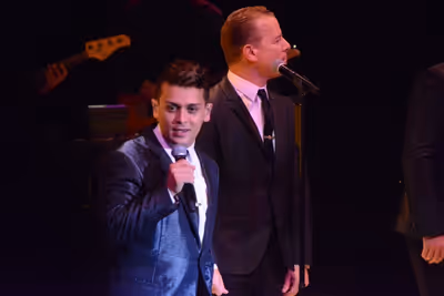Michael Longoria and Christian Hoff Photo
