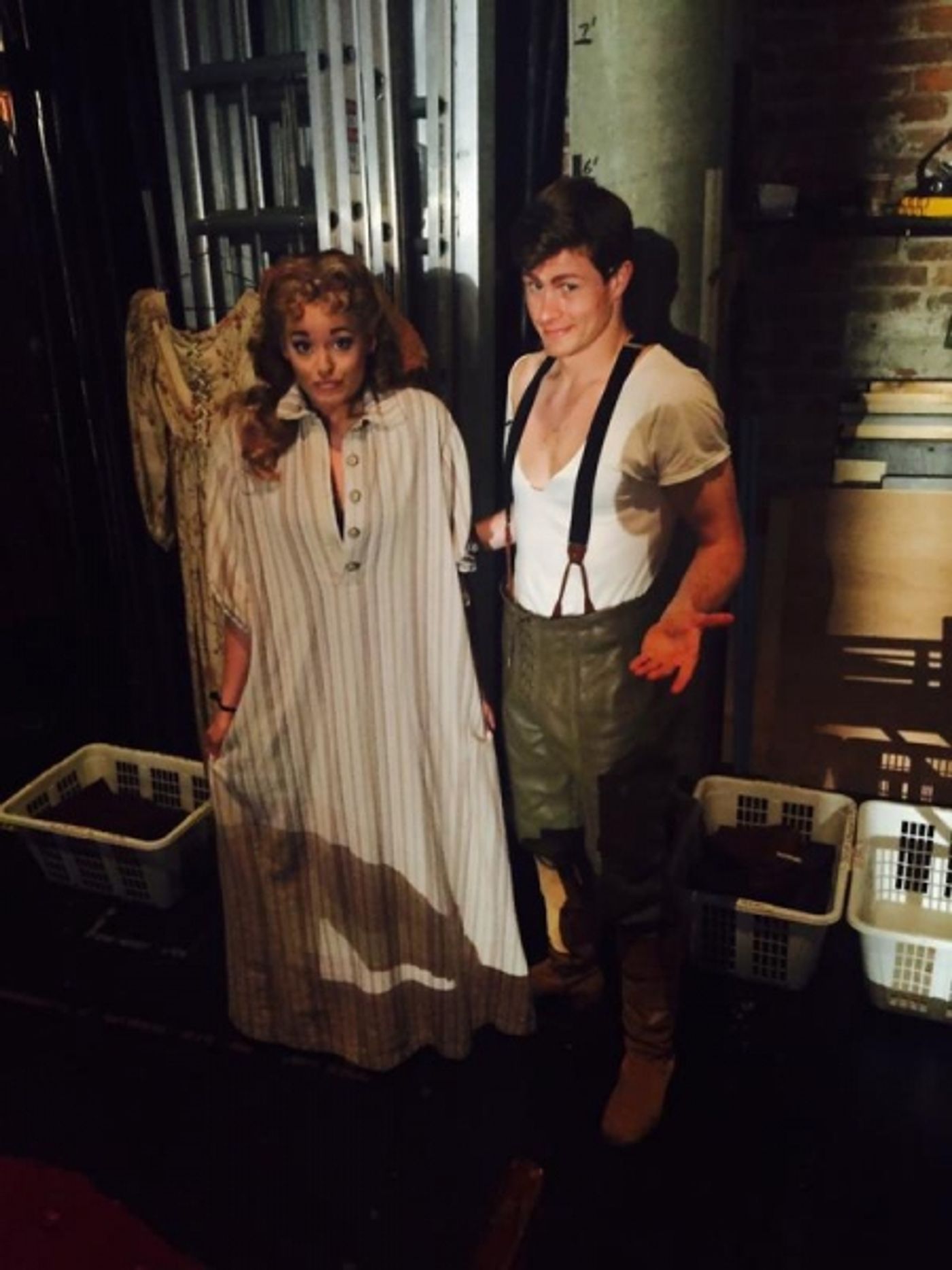 Photo Flash: Saturday Intermission Pics, 6/20- ON THE TOWN and ON YOUR FEET Prep for Broadway Bares, Plus SOMETHING ROTTEN! and More!  Image