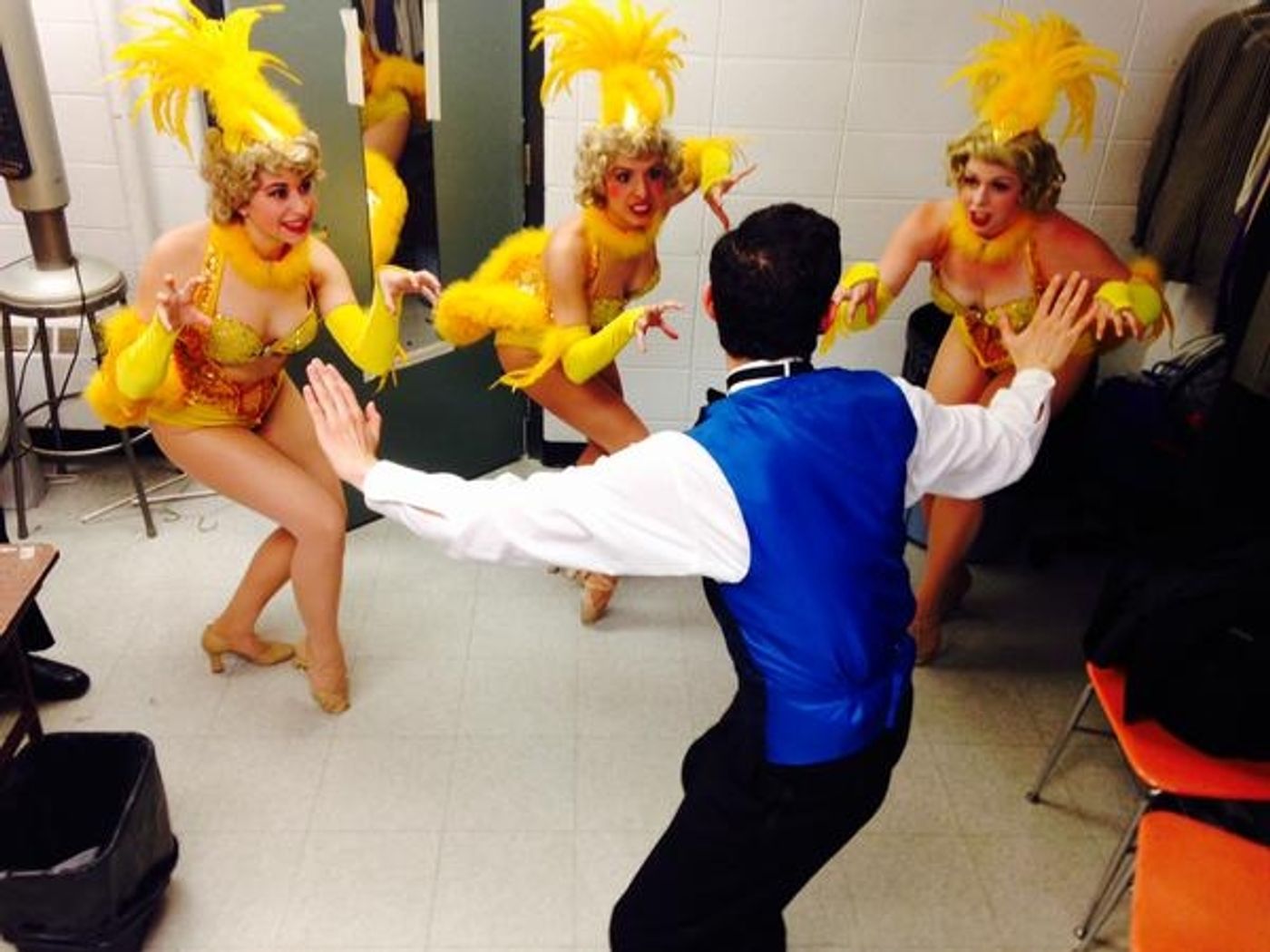 Photo Flash: Saturday Intermission Pics, 6/20- ON THE TOWN and ON YOUR FEET Prep for Broadway Bares, Plus SOMETHING ROTTEN! and More!  Image