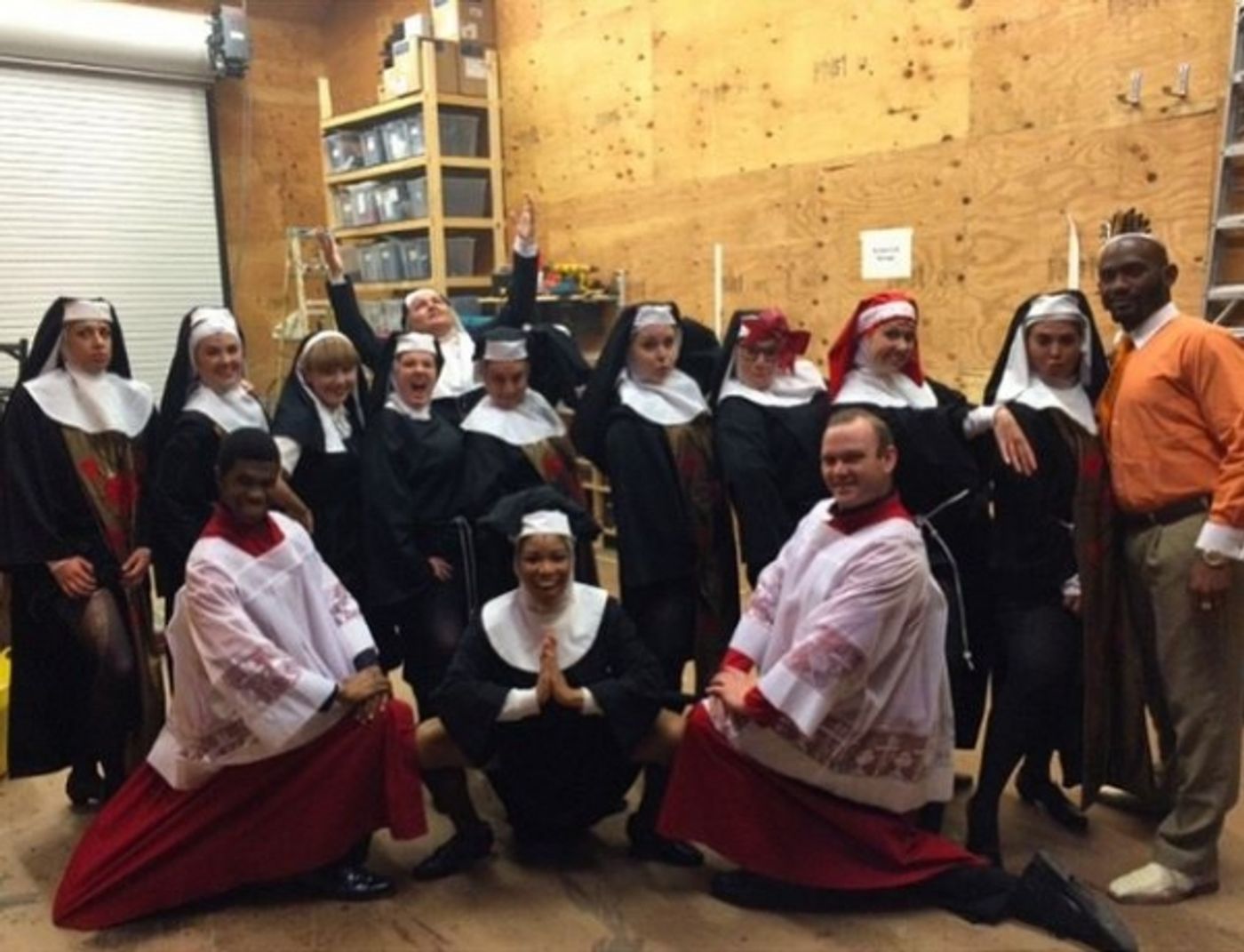 Photo Flash: Saturday Intermission Pics, 6/20- ON THE TOWN and ON YOUR FEET Prep for Broadway Bares, Plus SOMETHING ROTTEN! and More!  Image