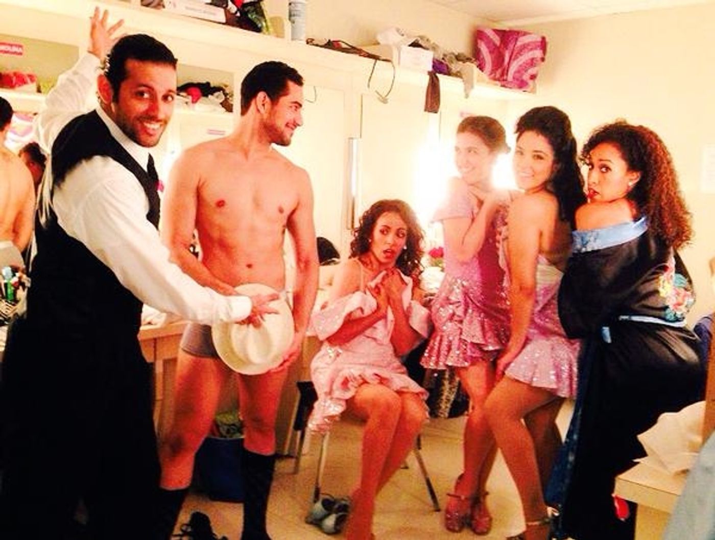 Photo Flash: Saturday Intermission Pics, 6/20- ON THE TOWN and ON YOUR FEET Prep for Broadway Bares, Plus SOMETHING ROTTEN! and More!  Image