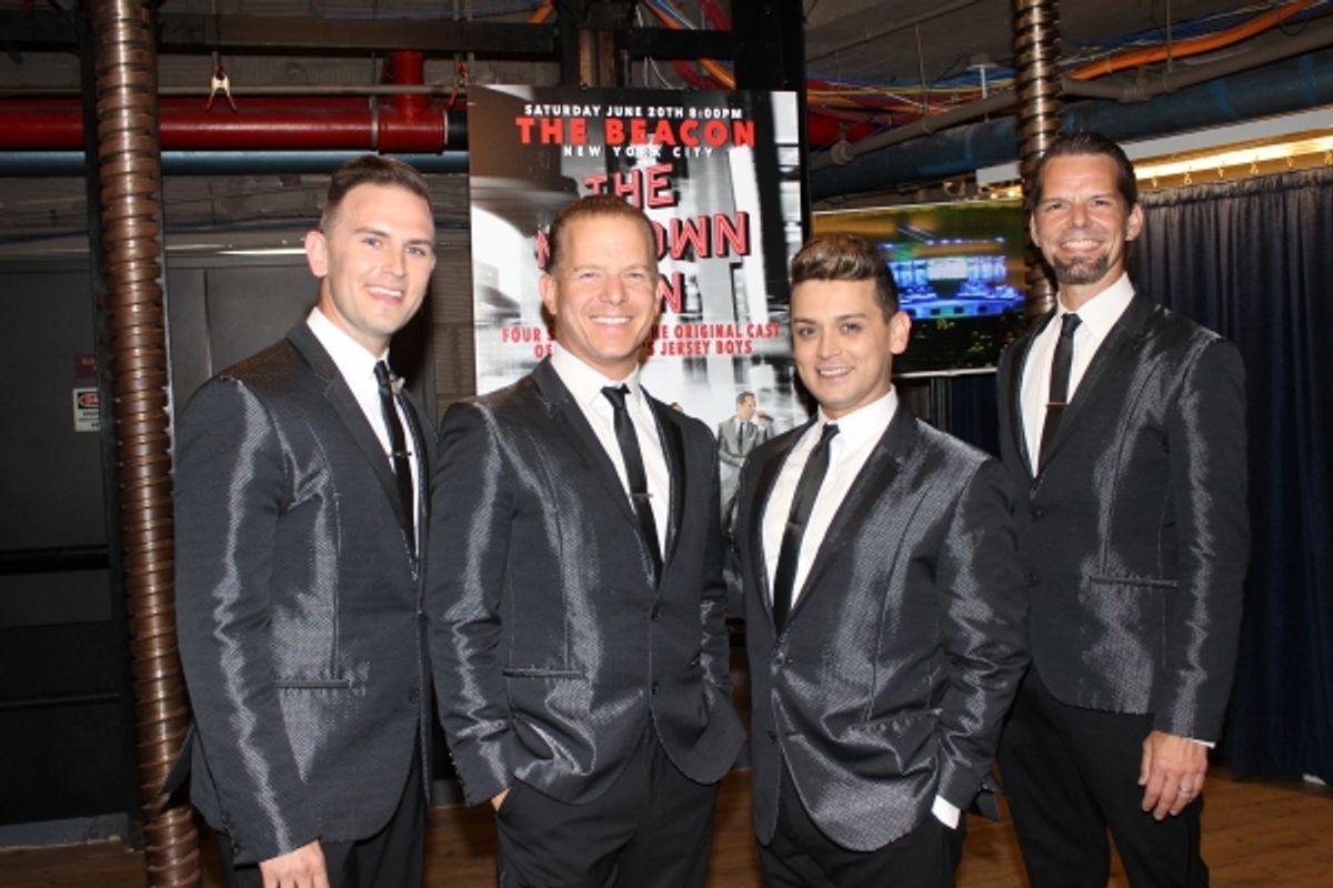 Daniel Reichard, Christian Hoff, Michael Longoria and J. Robert Spencer at 