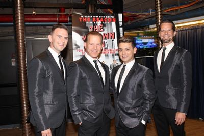 Daniel Reichard, Christian Hoff, Michael Longoria and J. Robert Spencer Photo