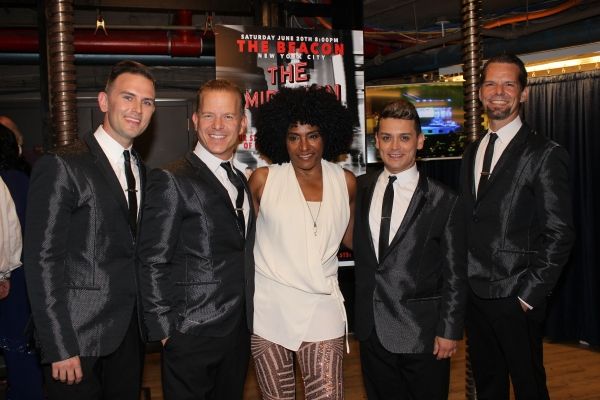 Daniel Reichard, Christian Hoff, LaLa Brooks, Michael Longoria and J. Robert Spencer Photo