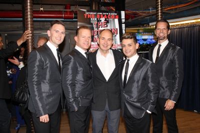 Daniel Reichard, Christian Hoff, Dan Taylor, Michael Longoria and J. Robert Spencer Photo