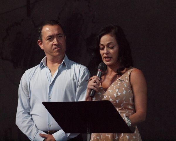 Producing Artistic Director Steven Glaudini and Toria Watson, the Executive Directoro Photo
