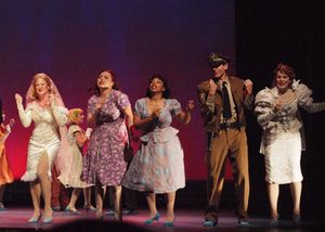 Christine Hewitt, Annie Tracy Marsh, Taylor Henderson, Bob Himlin, and Tracy Lore Photo