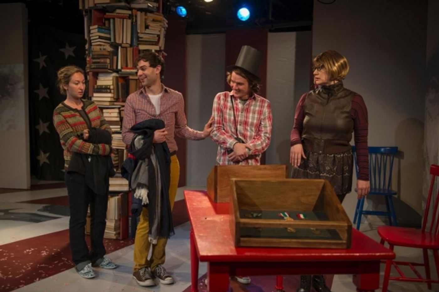 Photo Flash: New Shots from About Face Theatre's ABRAHAM LINCOLN WAS A F*GG*T  Image