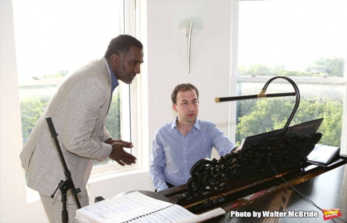 Norm Lewis attends ''Parlor Night'' A benefit evening for The Broadway Inspirational Voices Outreach Program at the home of Roy and Jenny Neiderhoffer on June 22, 2015 in New York City. at 