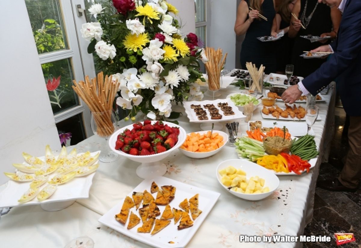 Atmosphere at ''Parlor Night'' A benefit evening for The Broadway Inspirational Voices Outreach Program at the home of Roy and Jenny Neiderhoffer on June 22, 2015 in New York City. at 