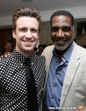 Gavin Creel and Norm Lewis attends ''Parlor Night'' A benefit evening for The Broadway Inspirational Voices Outreach Program at the home of Roy and Jenny Neiderhoffer on June 22, 2015 in New York City. @ BroadwayWorld Gavin Creel and Norm Lewis attends ''Parlor Night'' A benefit evening for The Broadwa Photo