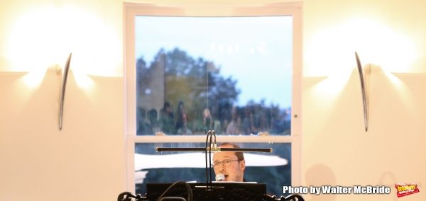 Steve Lutvak performs at ''Parlor Night'' A benefit evening for The Broadway Inspirat Photo