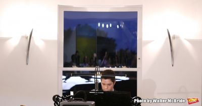 Tom Kitt performs at ''Parlor Night'' A benefit evening for The Broadway Inspirationa Photo