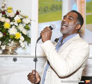 Norm Lewis performs at ''Parlor Night'' A benefit evening for The Broadway Inspiratio Photo