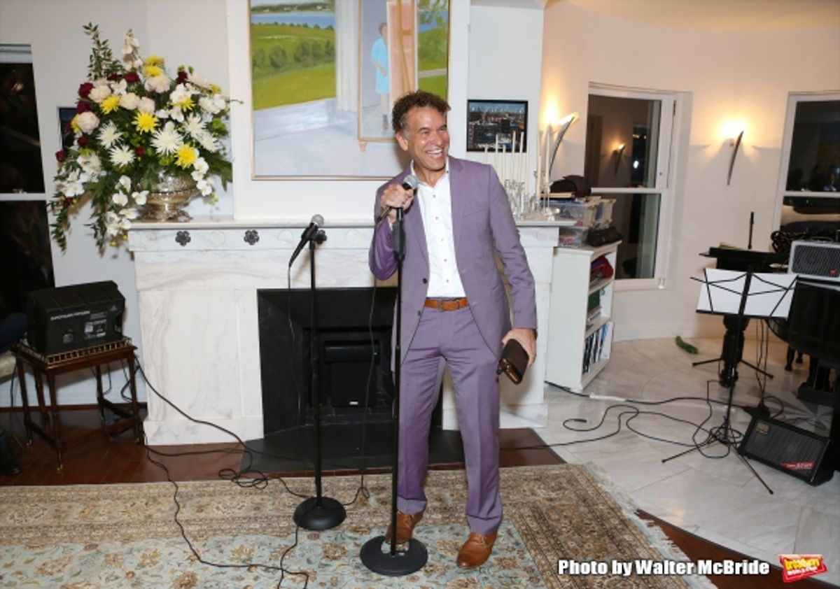Brian Stokes Mitchell performs at the ''Parlor Night'' A benefit evening for The Broadway Inspirational Voices Outreach Program at the home of Roy and Jenny Neiderhoffer on June 22, 2015 in New York City. at 