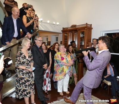 Brian Stokes Mitchell performs at the ''Parlor Night'' A benefit evening for The Broa Photo