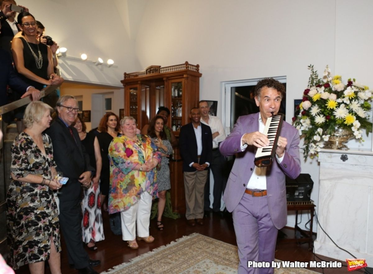 Brian Stokes Mitchell performs at the ''Parlor Night'' A benefit evening for The Broadway Inspirational Voices Outreach Program at the home of Roy and Jenny Neiderhoffer on June 22, 2015 in New York City. at 