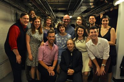 Scott Siegel and Scott Coulter with The Broadway By The Years Chorus-Ally Bonino, Eli Photo