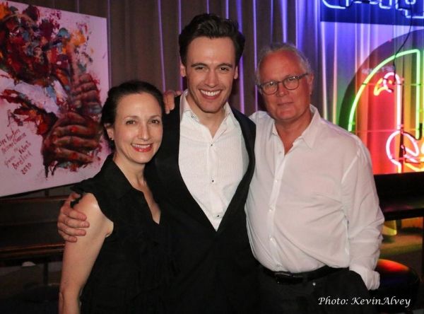 Bebe Neuwirth, Erich Bergen and Chris Calkins Photo