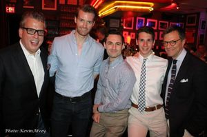 Billy Stritch, Mark Mackillop, Max von Essen, Eric Dietz and Jim Caruso Photo