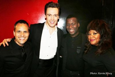 Chris Dilley, Erich Bergen, Vanjah Alexander and Melanie Taylor Photo