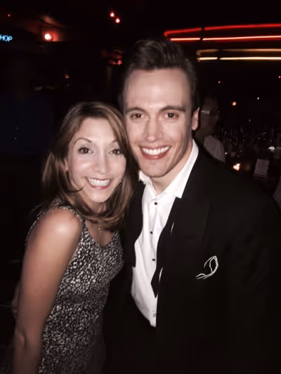 Christina Bianco and Erich Bergen Photo