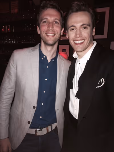 John West and Erich Bergen Photo