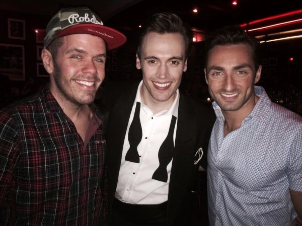 Perez Hilton, Erich Bergen and Scott Nevins Photo