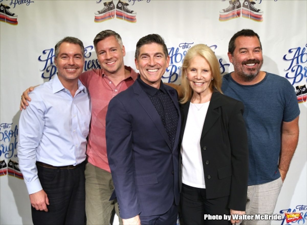 Darren Bagert, Tony Speciale, James Lecesne, Daryl Roth and Duncan Sheik at 