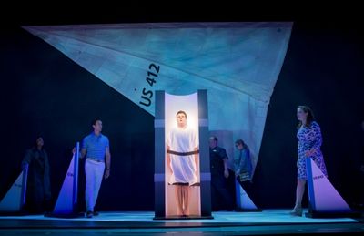 Aaron Lazar, Jonathan Groff, Ana Gasteyer Photo