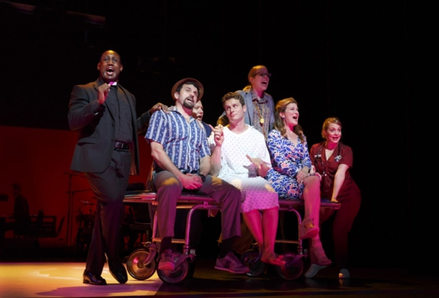 Photo Flash: First Look at Jonathan Groff, Ana Gasteyer & More in Encores! Off-Center's A NEW BRAIN  Image