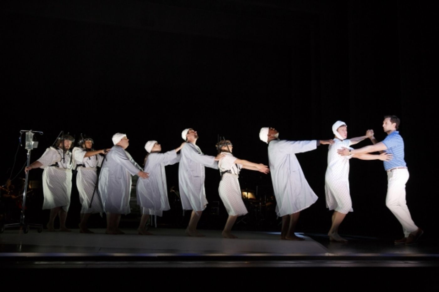 Photo Flash: First Look at Jonathan Groff, Ana Gasteyer & More in Encores! Off-Center's A NEW BRAIN  Image