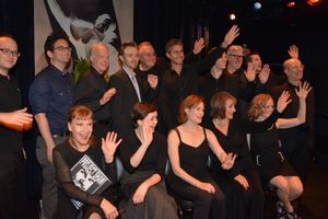 Matt Windman, Jason Zinoman, Reed Birney, Matthew Newton, Michael Sommers, Marc Vietor, Jeff Kready, Dan Daily, Nick Spangler, Everett Quinton, Laura Kenyon, Emily Skeggs, Roma Torre, Jana Robbins and Nancy Anderson @ BroadwayWorld Matt Windman, Jason Zinoman, Reed Birney, Matthew Newton, Michael Sommers, Marc Vieto Photo